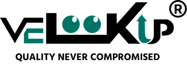 Velookup uniforms and fabrics company logo