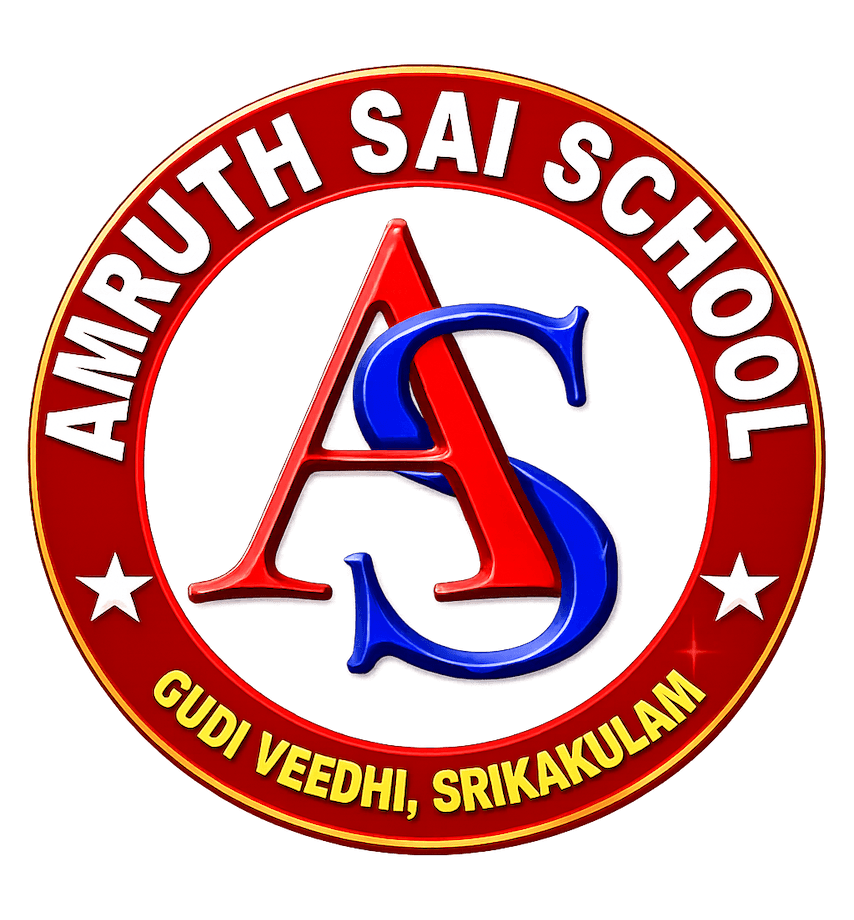 Amruth Sai School client school logo - Velookup uniforms